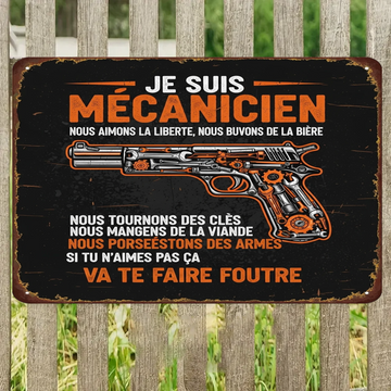 Nous Aimons La Liberté 2185 Personnalisé Enseigne En Métal