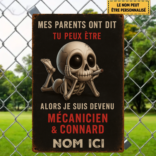 Mes Parents Ont Dit 2187 Personnalisé Enseigne En Métal