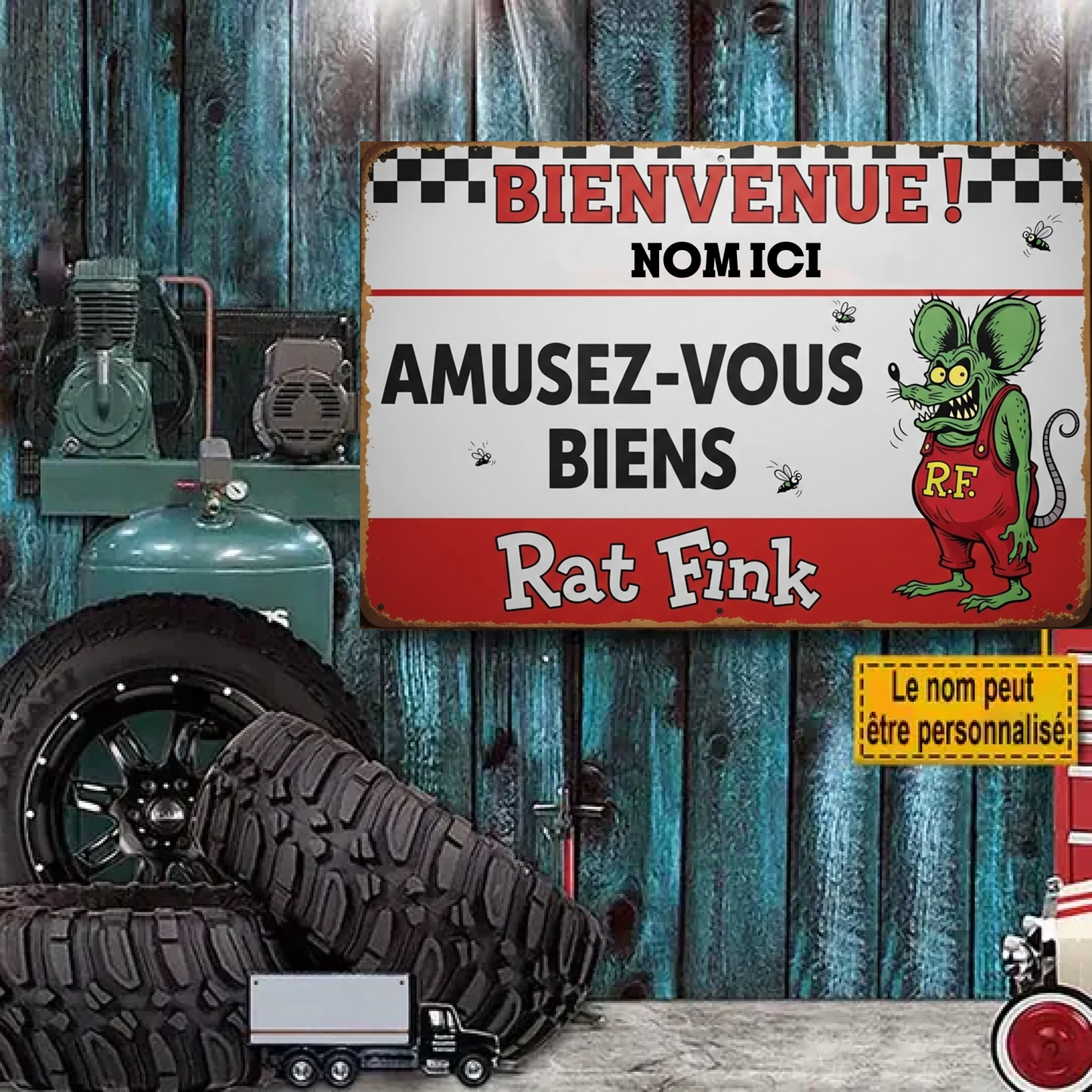 Amusez-Vous Biens 2200 Personnalisé Enseigne En Métal