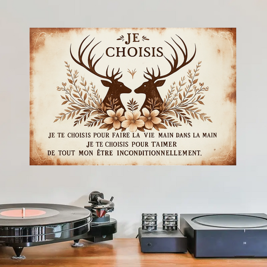 Je Te Choisis Pour Faire 2208 Personnalisé Enseigne En Métal