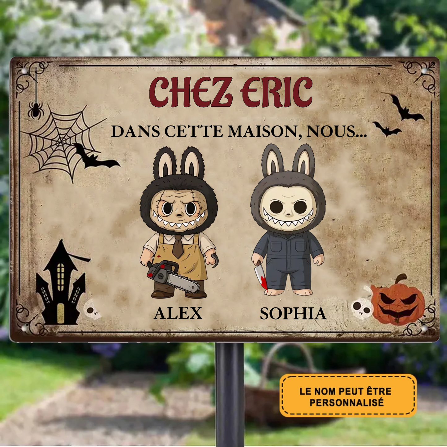 Dans Cette Maison, Nous... 2062 Personnalisé Enseigne En Métal