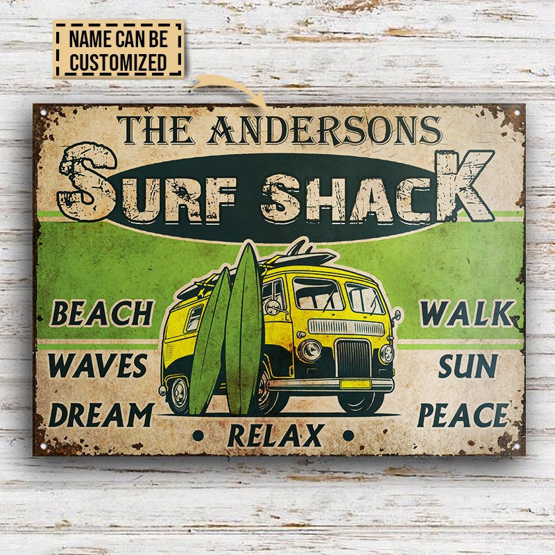 Personalized Surfing Wall Sun Customized Classic Metal Signs