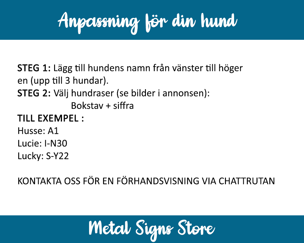 Bakgård Bar & Grill Klassisk metallskylt