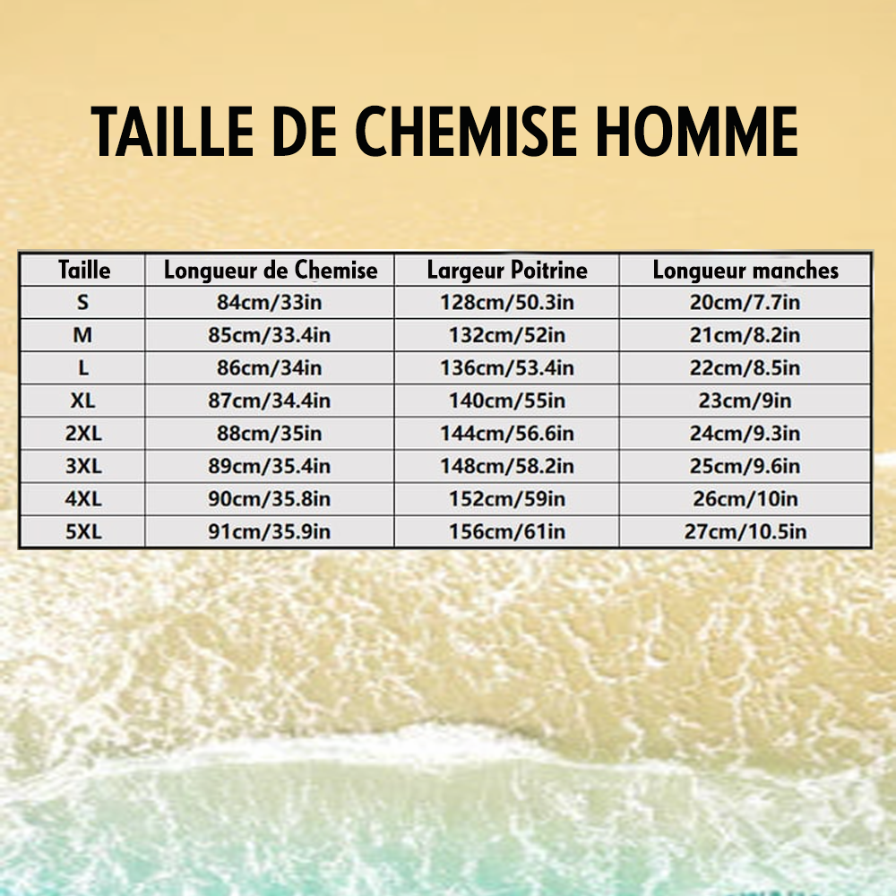 Chemises Hawaïennes Tropicales Imprimées Pour Hommes.