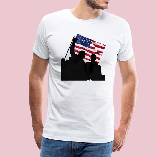 American Pride Silhouette T-Shirt, Men T-shirt