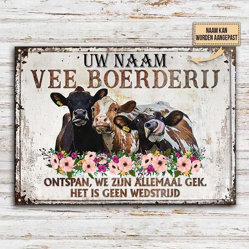 Vee boerderij 2 - Klassisches Metallbrett