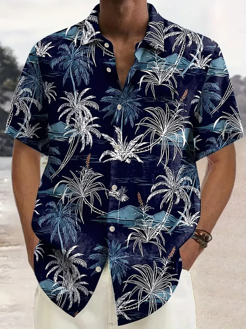 Chemises De Plage Hawaïennes À Fleurs Tropicales Pour Hommes