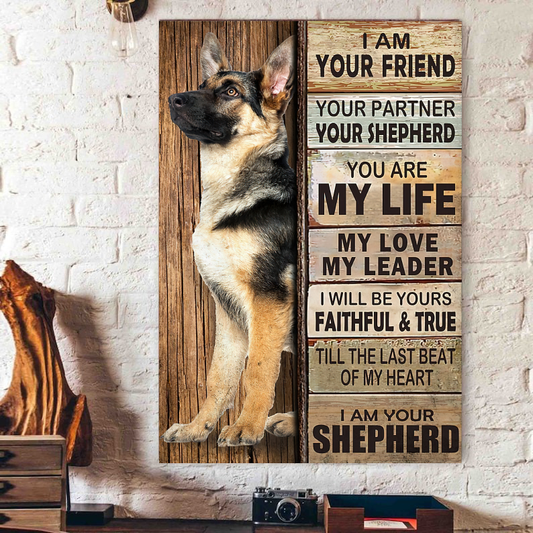 I Am Your Friend Your Partner Your Shepherd Classic Metal Signs