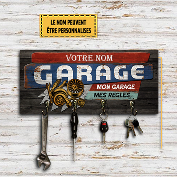 Mon Garage Mes Regles Porte Clé Wandbild
