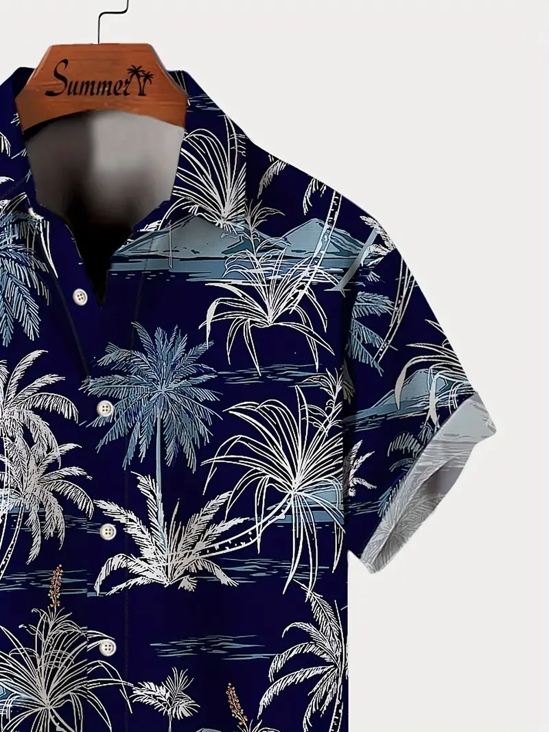 Chemises De Plage Hawaïennes À Fleurs Tropicales Pour Hommes