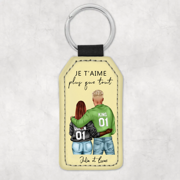 Couple - Porte-Clés Personnalisé