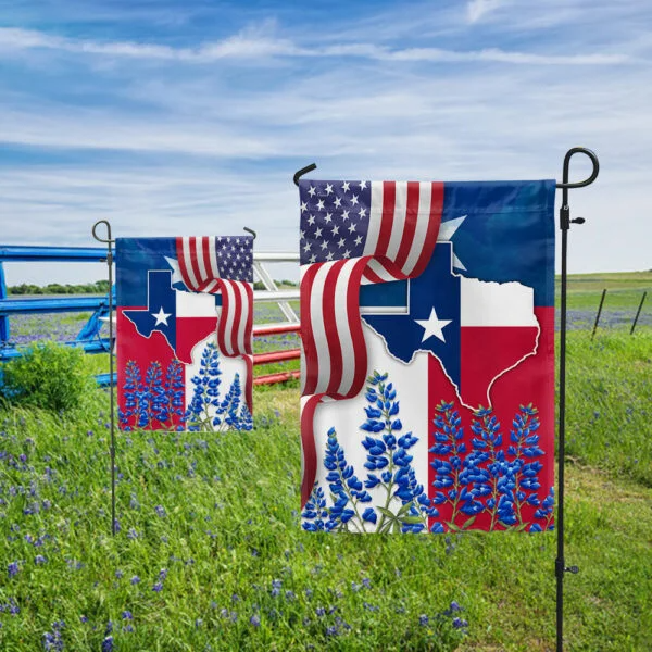 Texas Bluebonnet Flag