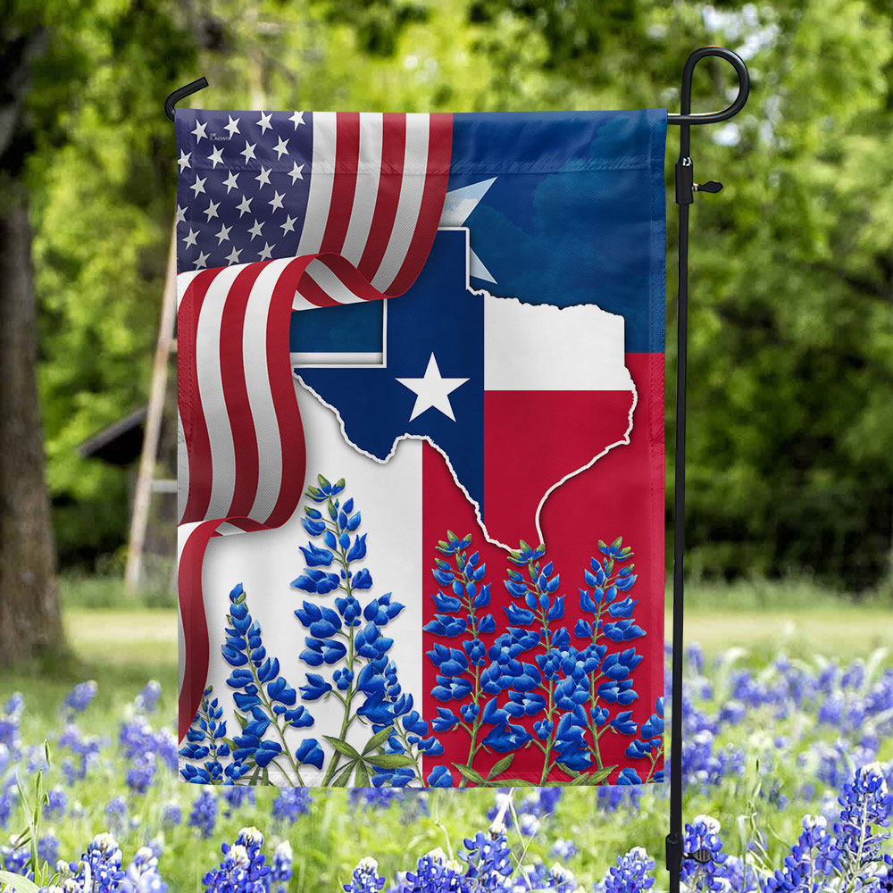 Texas Bluebonnet Flag