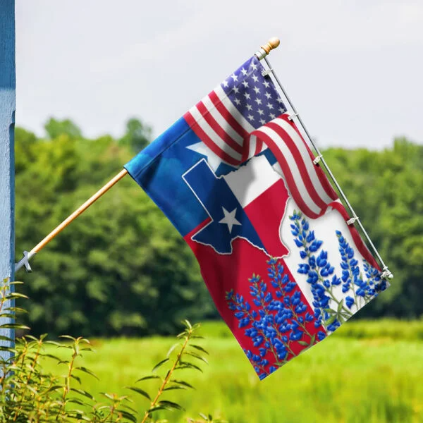 Texas Bluebonnet Flag