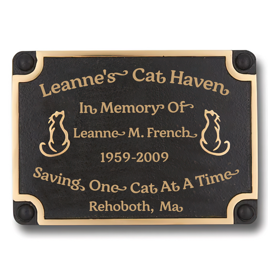 Cat Haven Saving One Cat At A Time Classic Metal Signs