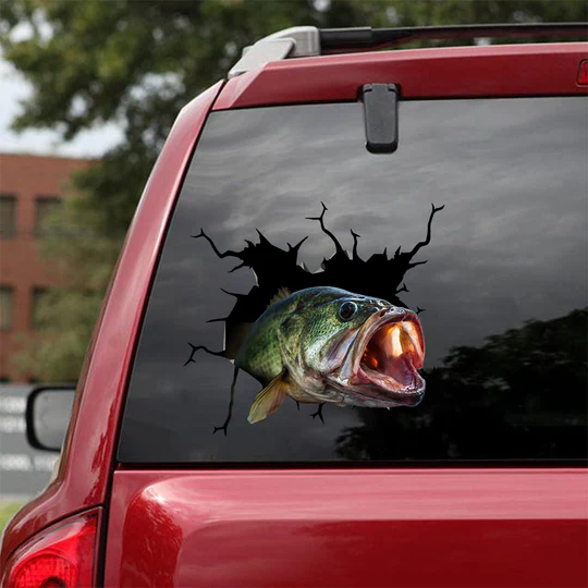 Bass Fishing Decals Stickers
