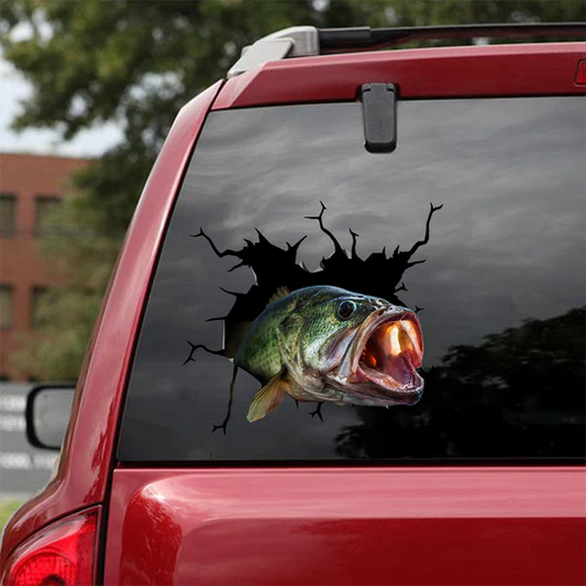 Autocollants drôles de pêche à l'achigan pour les voitures Vos autocollants de voiture en vinyle drôles mignons Autocollants Idées cadeaux pour la fête des mères